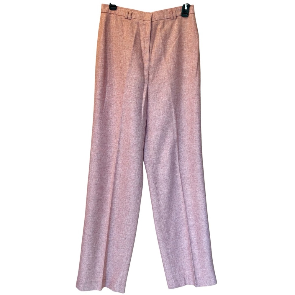 College Town Vintage Pink High Waisted Wide Leg Trousers Sz 13/14